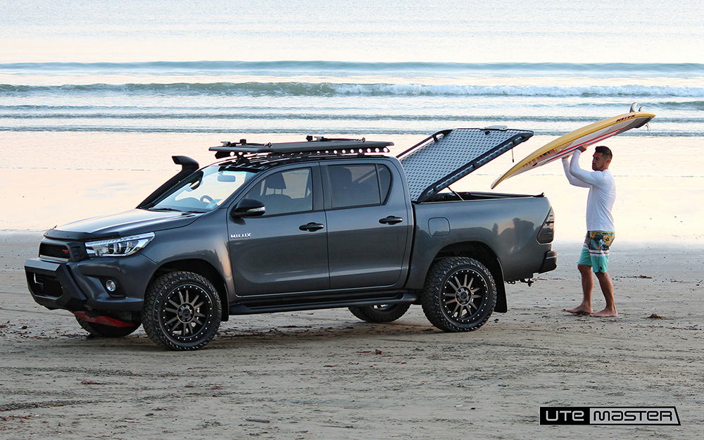 ute surfboard rack