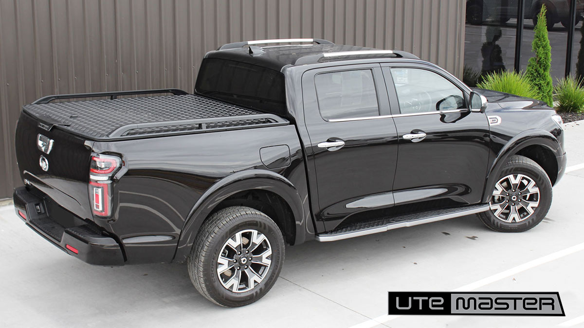 GWM Cannon Standard Hard Lid to suit Sports Bars Utemaster Load Lid Black TUB Cover Hard Top Tonneau Roller Shutter