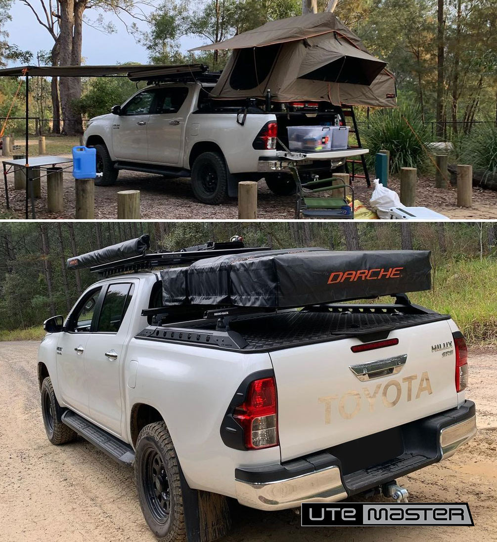 Mounting a Roof Top Tent to a Ute Hard Lid Utemaster Load Lid