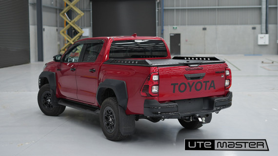 Toyota Hilux 2023 GR Red Canopy Tradie Ute Hard Lid