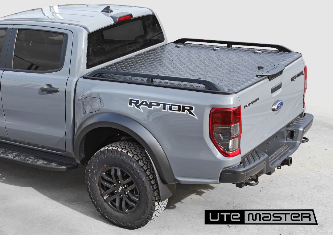 Utemaster Load Lid to Ford Ranger Standard Checkerplate Hard Lid Ute Tub Cover