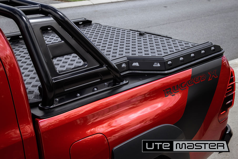 Utemaster Load Lid to suit Toyota Hilux Rugged X Sports Bar Ute hard Lid Cover