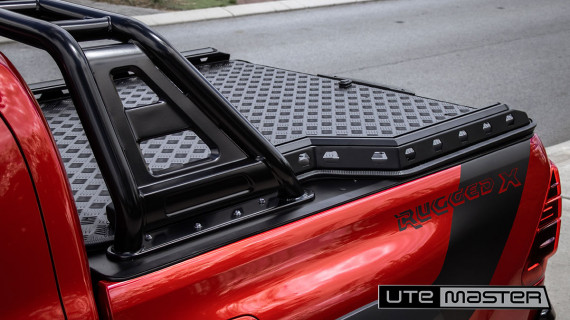 Utemaster Load Lid to suit Toyota Hilux Rugged X Sports Bar Ute hard Lid Cover tonneau