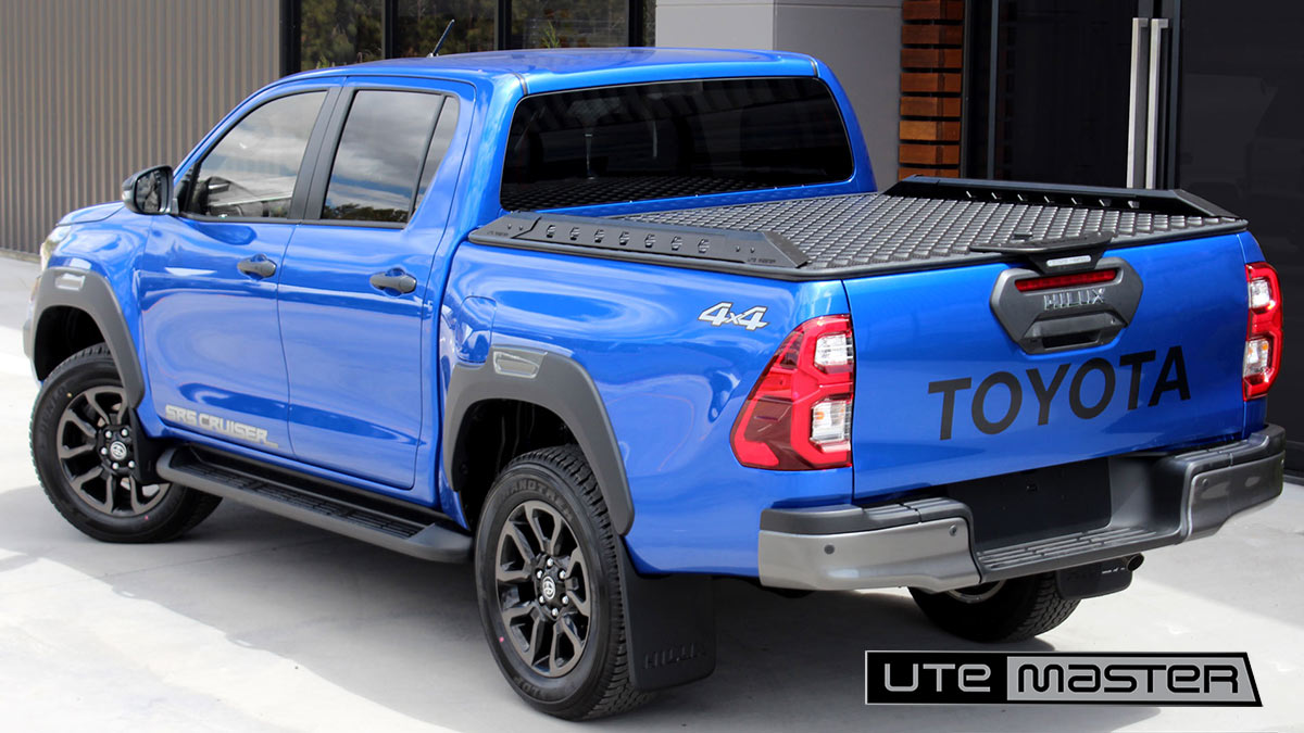 Utemaster Load Lid with Destoryer Side Rails to suit Toyota Hilux Tub Cover Tonneau