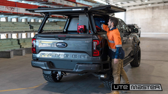 Utemaster Centurion Tub Canopy to suit Ford Ranger Next Gen Tradie Canopy Ute Accessories v2