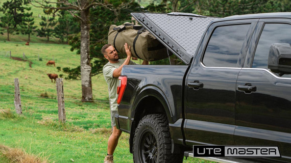 Utemaster Load Lid Hard Cover to suit Ford F 150 Truck Black