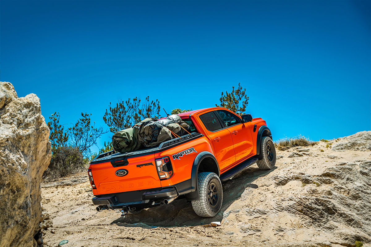 Ford Ranger Hard Lid Next Gen Raptor 2022 2023 Code Orange Accessories Load Lid Aluminium v2