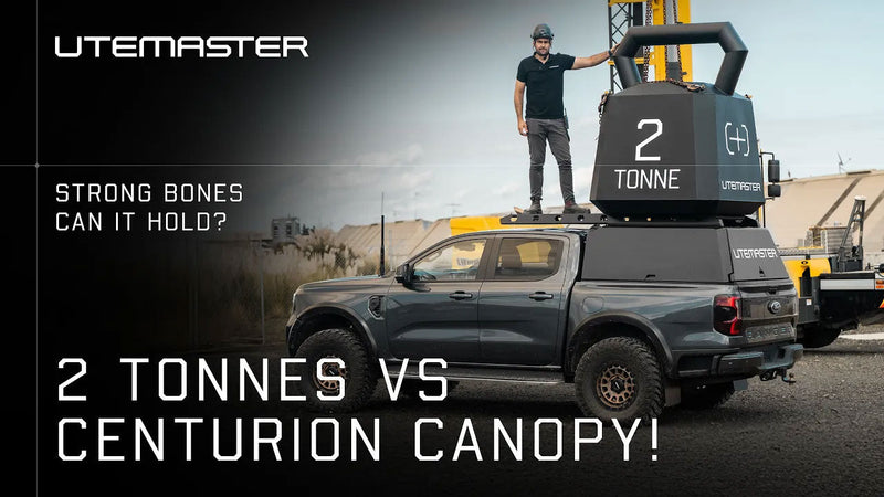 2 Tonne Kettlebell vs Centurion Canopy